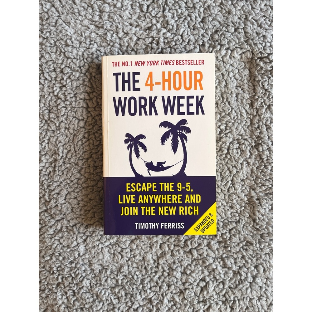 The 4 Hour Work Week Book By Timothy Ferriss.  NY Times Best Seller. ✨NWOT✨